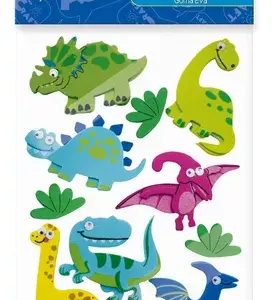 STICKER AUTOADHESIVO DINOSAURIOS ART AND CRAFT