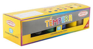 TEMPERA 12 COLORES ARTEL