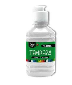 TEMPERA 250 ML LAVABLE TORRE COLOR BLANCO