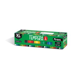 TEMPERA 6 COLORES XL LAVABLE TORRE