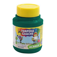 TEMPERA GUACHE 100 ML ACRILEX VERDE