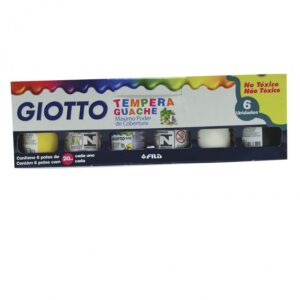 TEMPERA GUACHE GIOTTO 6 UNIDADES