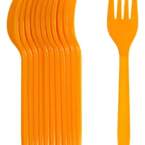 TENEDORES PLASTICOS NARANJO 20 UNIDADES CHEAP