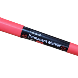 MARCADOR PERMANENTE MONAMI 109 ROJO DOBLE PTA